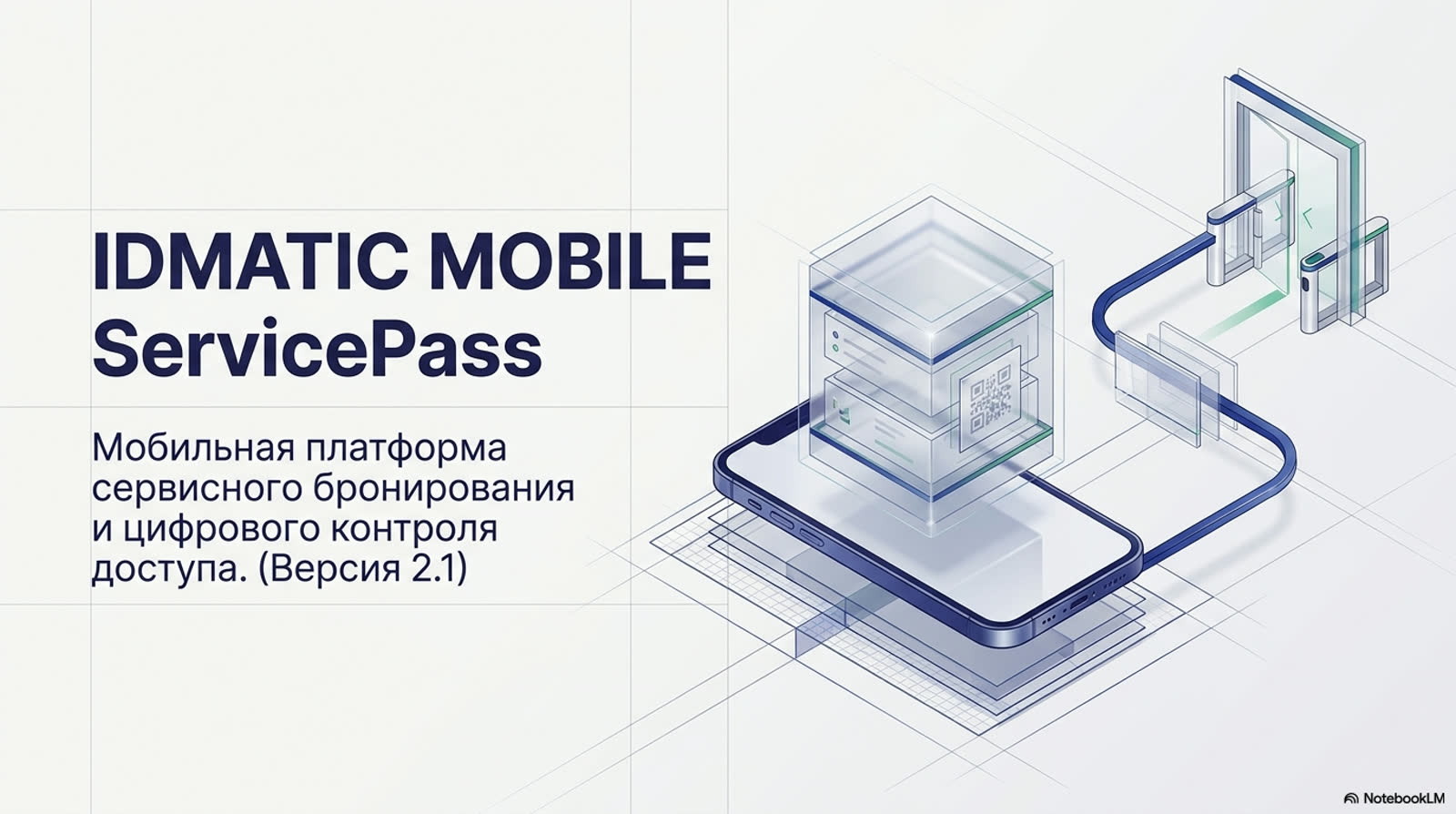 IDMATIC MOBILE ServicePass — smartphone, QR pass and physical access